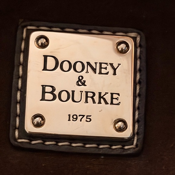 Vintage USA Dooney & Bourke Brown Suede Bucket Bag Purse Snap Bucket Shoulder - Picture 8 of 10